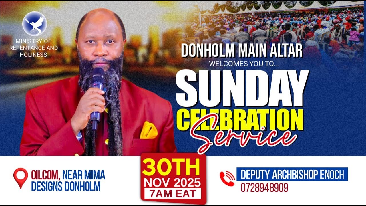 DONHOLM MAIN ALTAR SUNDAY SERVICE - 30TH NOV 2025
