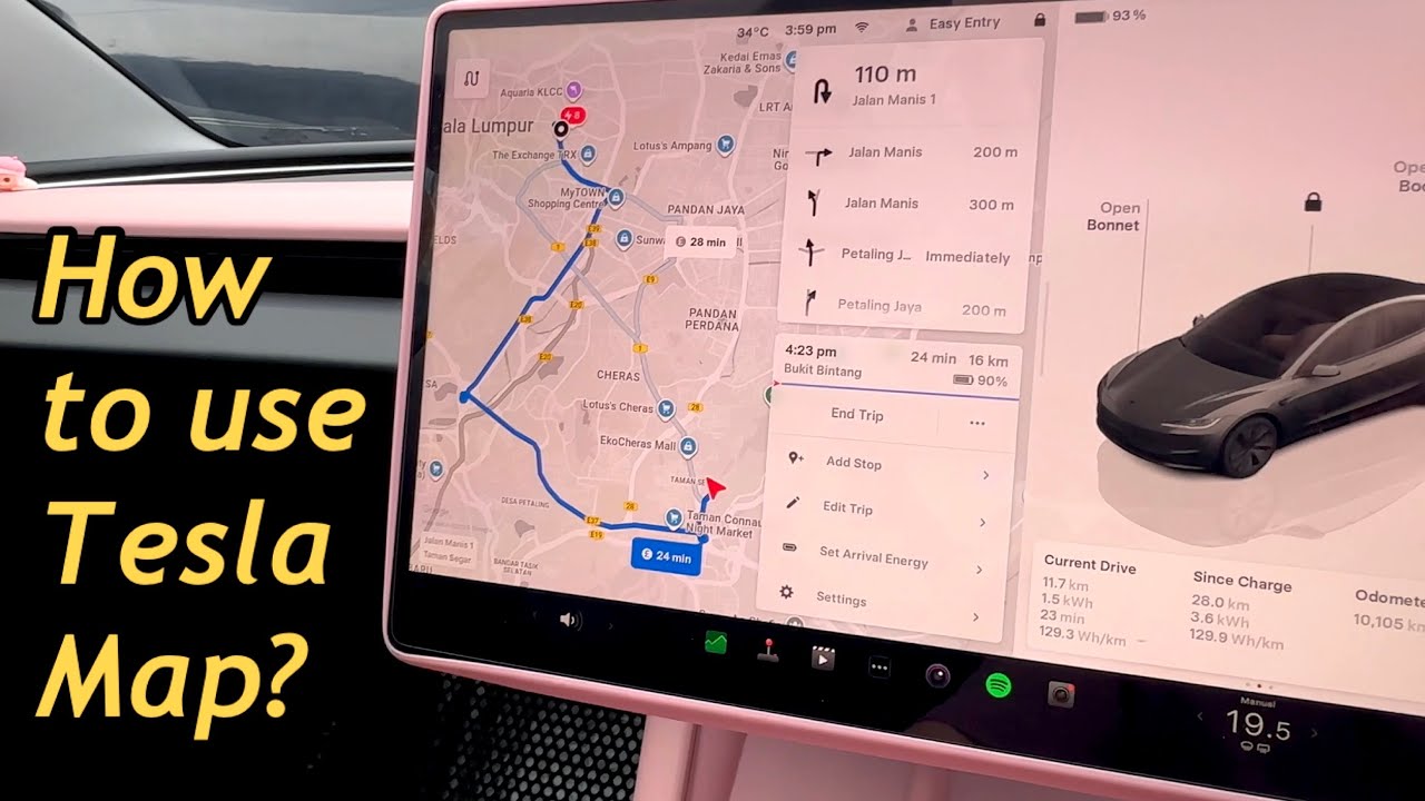 How to use Map in Tesla?