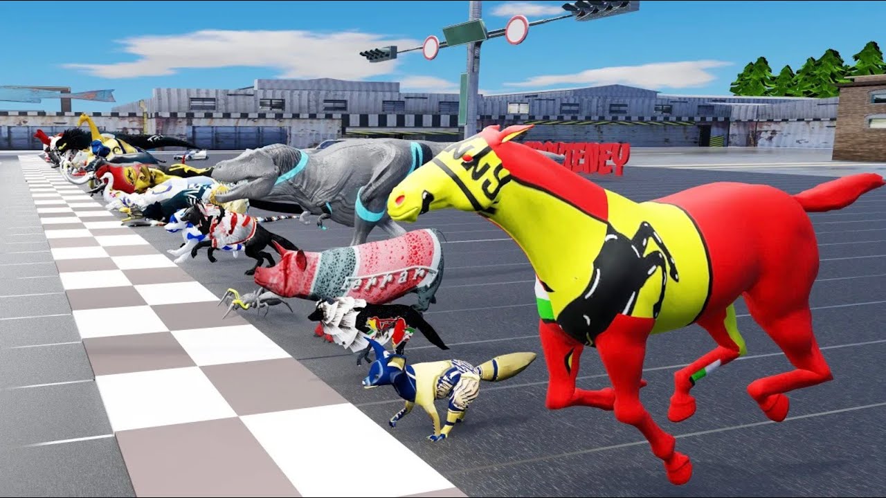 49 Incredible Animals Race Go Head-to-Head in the Animal Grand Prix !