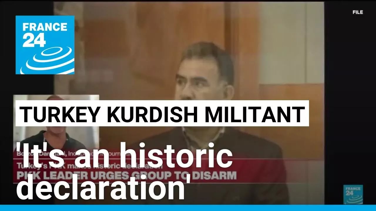 Turkey's PKK makes historic declaration calling on its group to disarm &bull; FRANCE 24 English