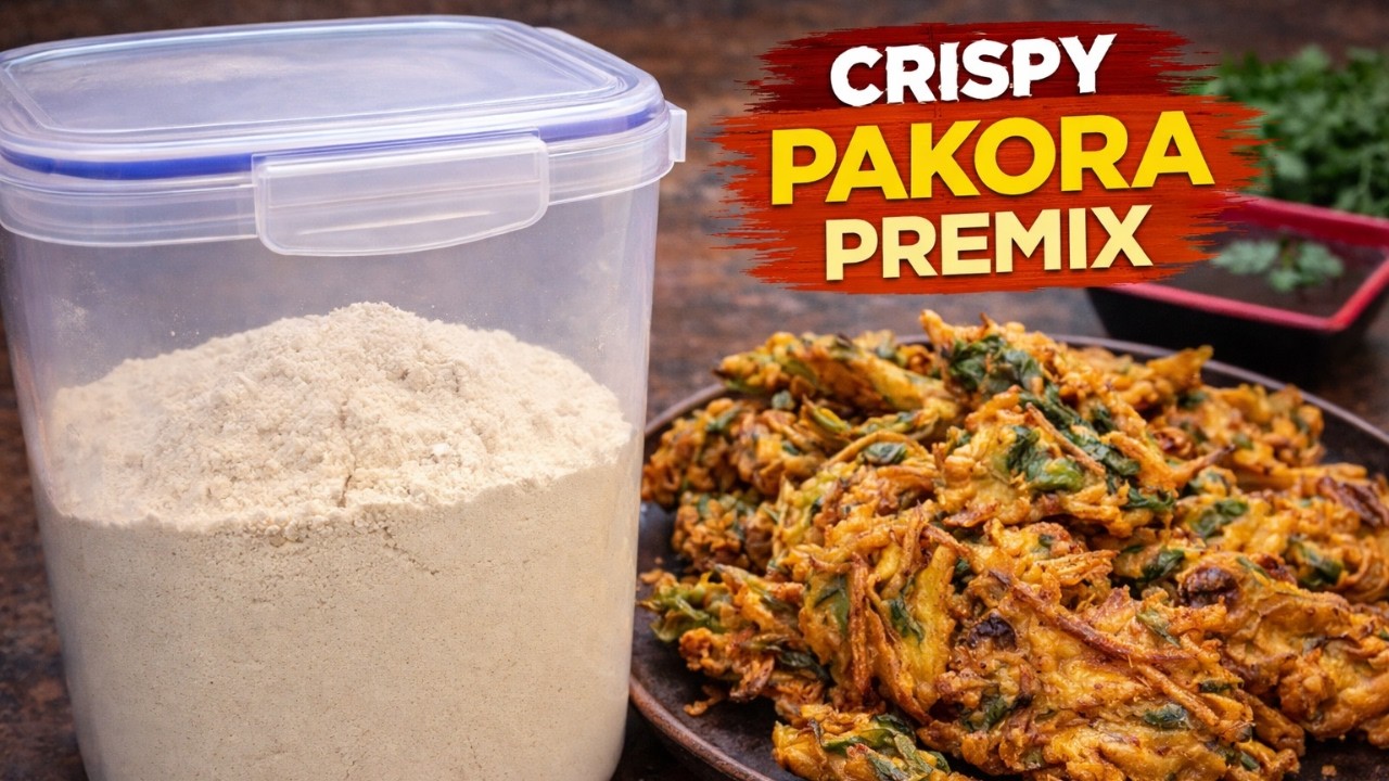 Crispy Pakora Premix | Ramadan Make & Store Recipe | Ghar K Pakwan