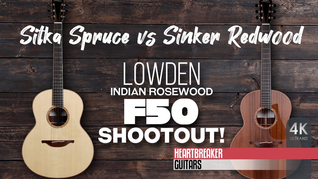 Lowden Indian Rosewood F50 Shootout: Spruce vs Redwood!