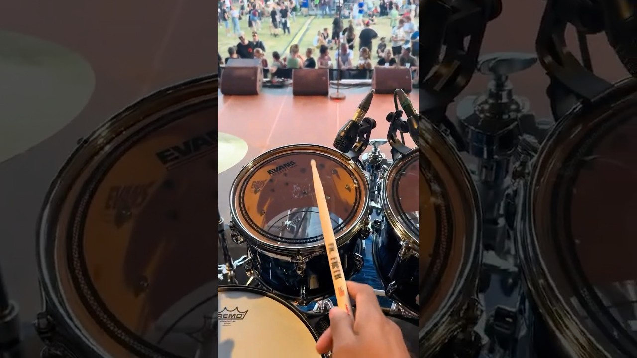 The sound from this kit is amazing 😍🥁 #shorts #explore #stageshow #soundcheck #drums #youtube