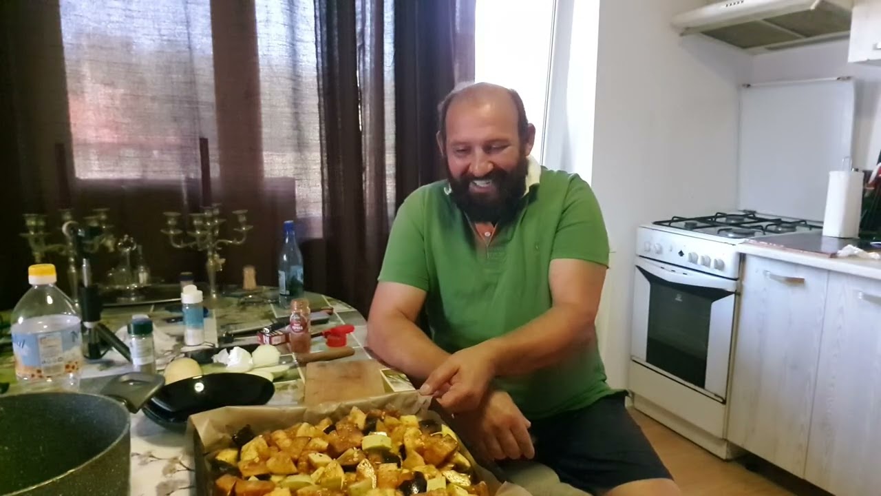 Dovlecei, și vinete la cuptor, de la cumnata mea, Liana..vă Tzucu.