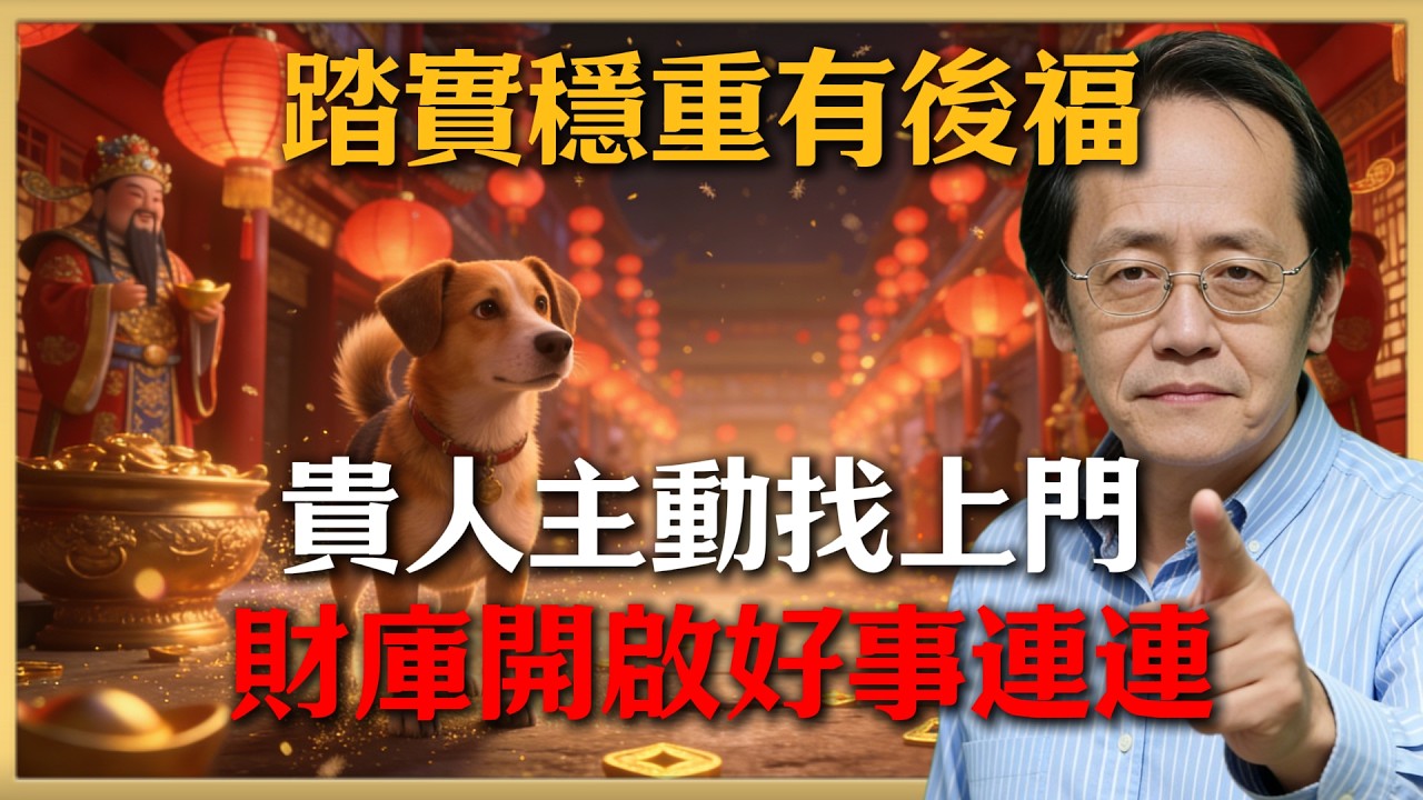 踏實穩重有後福！生肖狗：請收好！這周開啟全方位&ldquo;順遂模式&rdquo;，有人提攜，衣食無憂！#倪海廈 #命理 #生肖 #運勢