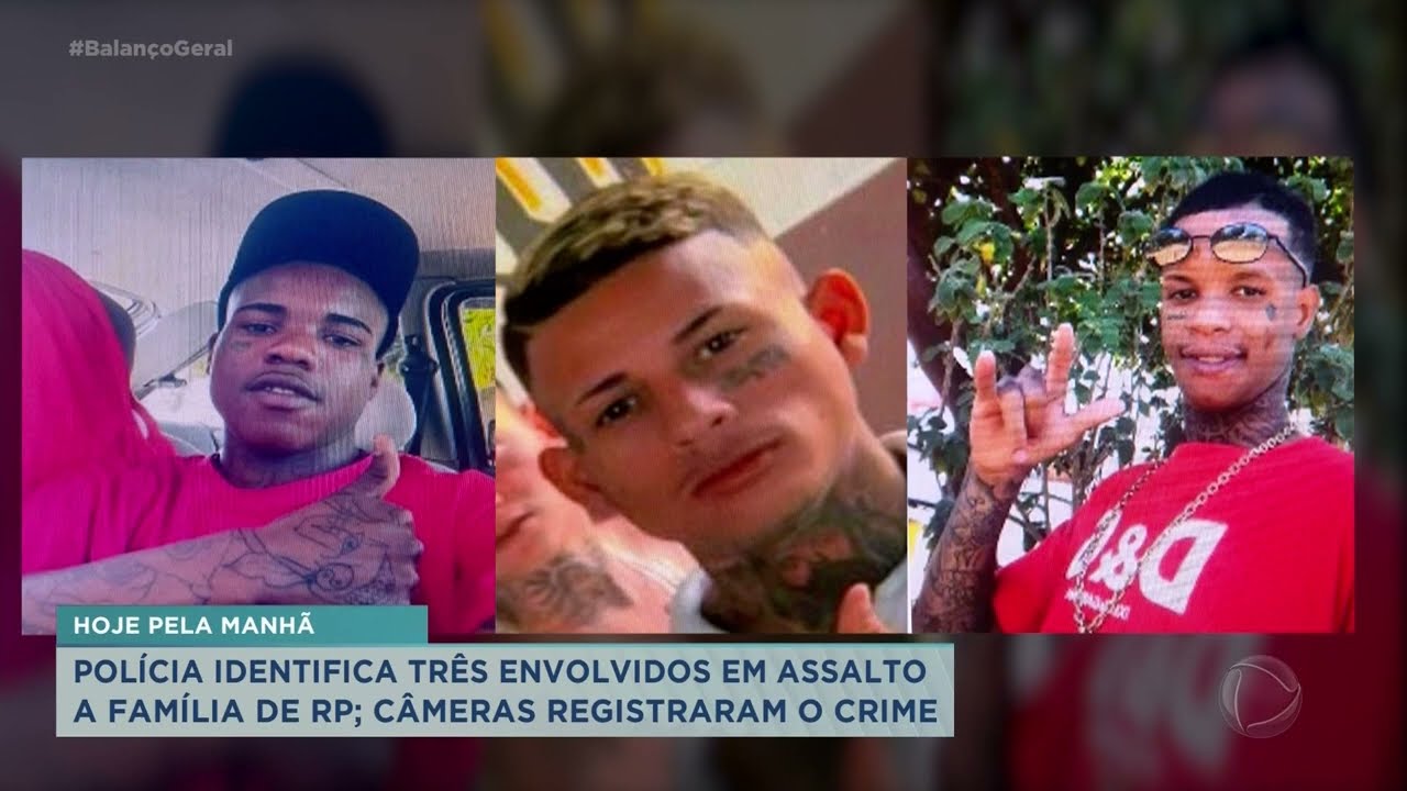 Polícia identifica três envolvidos em assalto a família na Zona Sul de Ribeirão Preto