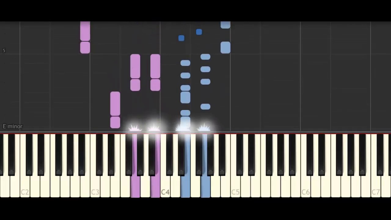 Las tres Marías | Synthesia Piano Tutorial