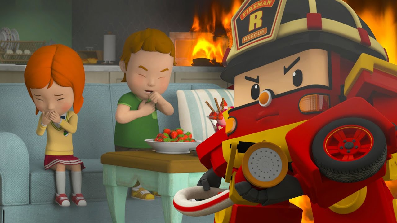 전자레인지 사용법│로보카폴리 안전 이야기│폴리, 엠버, 로이와 전자레인지 사용법에 대해 배워요│로보카폴리 TV