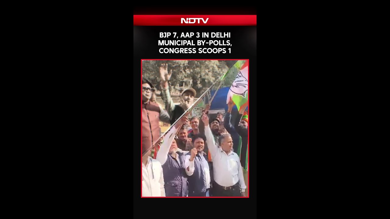 Delhi MCD Election Results | BJP 7, AAP 3 In Delhi Municipal By-Polls, Congress Scoops 1