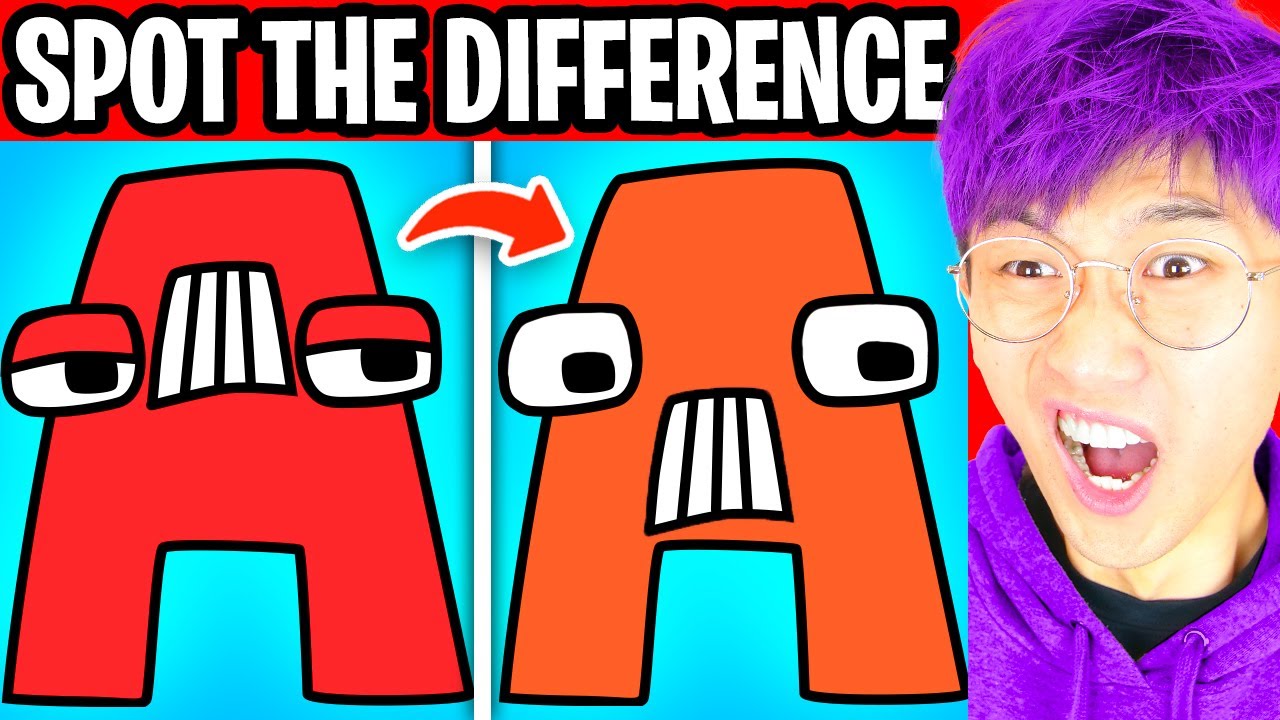 SPOT THE DIFFERENCE ...BUT ALPHABET LORE?!?