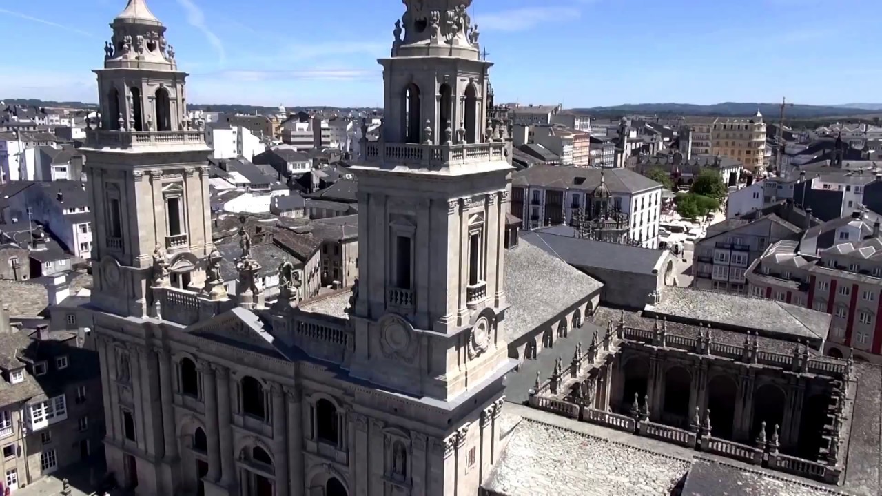 Video aereo Muralla de Lugo