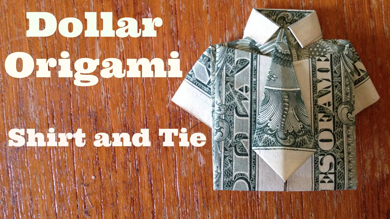Shirt and Tie: Dollar-Bill Origami