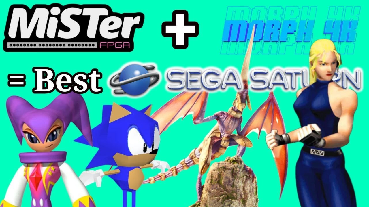 SEGA Saturn on MiSTer FPGA Upscaled to 4K is a Visual Marvel
