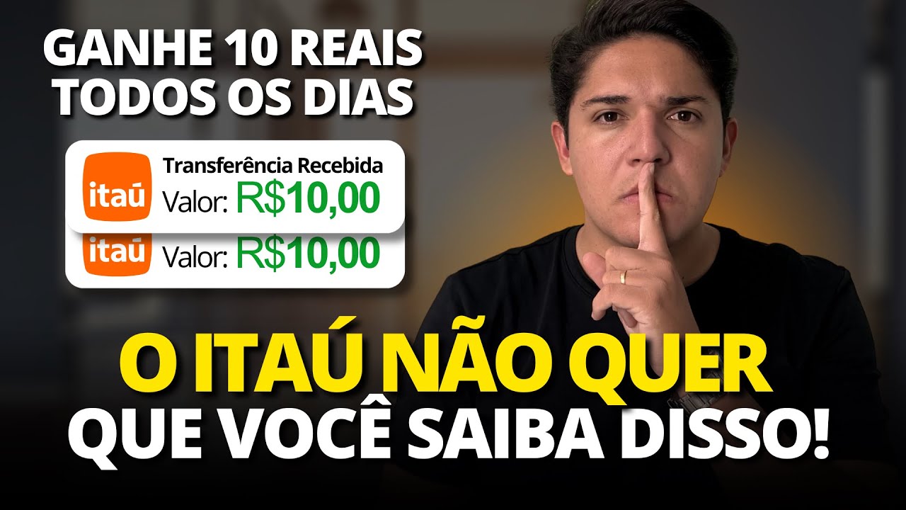 Cofrinhos Ita&uacute;: O Ita&uacute; vai te pagar 10 REAIS todos os dias💰| Aprenda a investir no Cofrinho do Ita&uacute;
