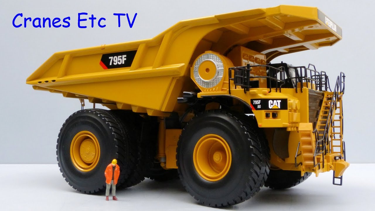 Norscot Caterpillar 795F AC Mining Truck by Cranes Etc TV