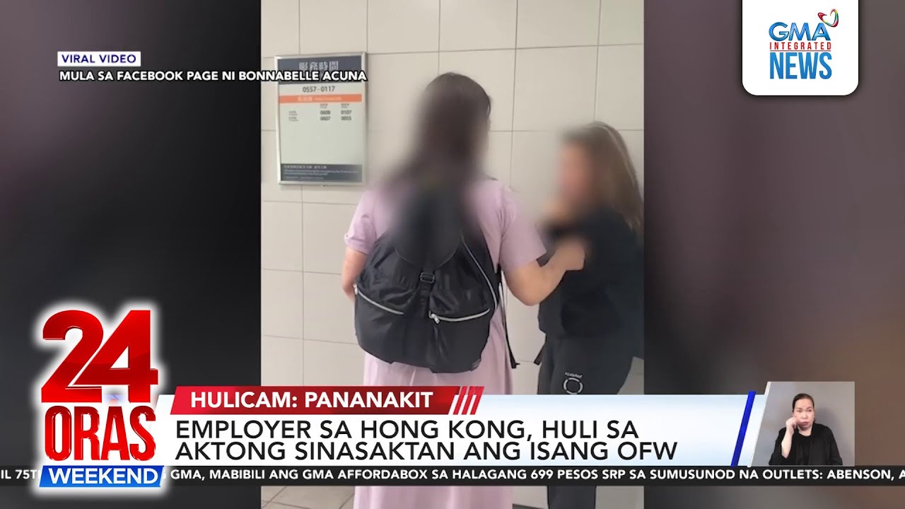 Employer in Hong Kong caught abusing Filipino worker | 24 Oras Weekend