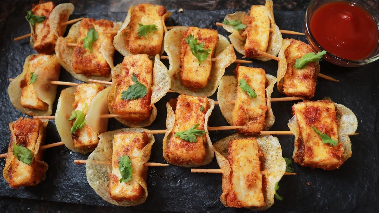 आलू और पनीर से बना टेस्टी, चटपटा और लाजवाब नाश्ता Paneer Butterfly (Party Starter)