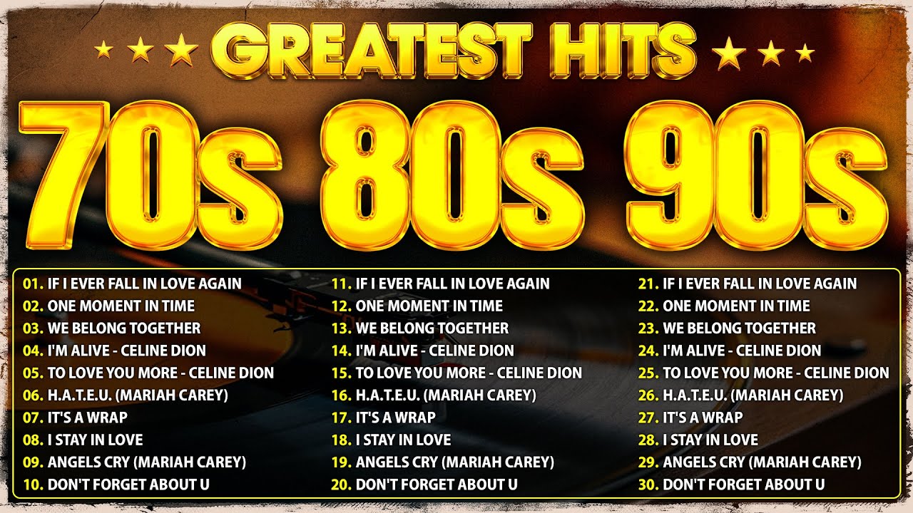 Best Music Hits 70s 80s 90s Playlist 📀 Greatest Hits 70s 80s 90s Oldies Music 1886 📀 Music Hits 80