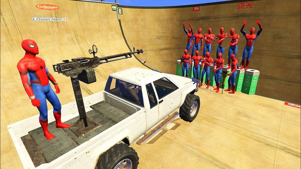 GTA 5 Crazy Spiderman Ragdolls Epic vol.3 (Euphoria Physics, Ragdolls, Fails, Funny Moments)