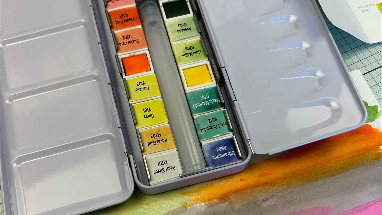Test des aquarelles craftelier
