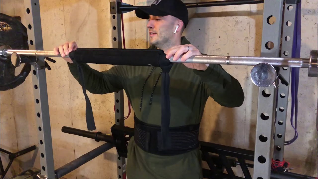DIY safety squat bar
