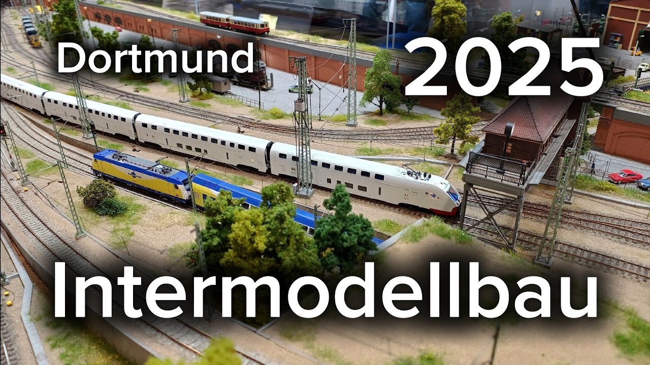 Intermodellbau 2025 in Dortmund. Neuheiten Modellbahn von ESU, Märklin, Brawa, Roco...