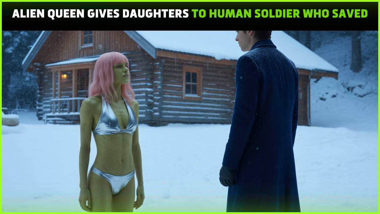 After Being Saved by a Human Soldier, the Alien Queen Gives Her Daughters to Him!