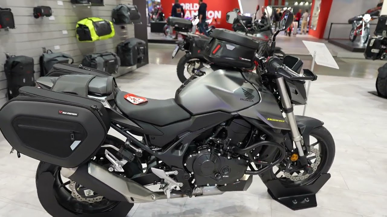 HONDA HORNET 750 2023 with SW MOTECH bags and accessories