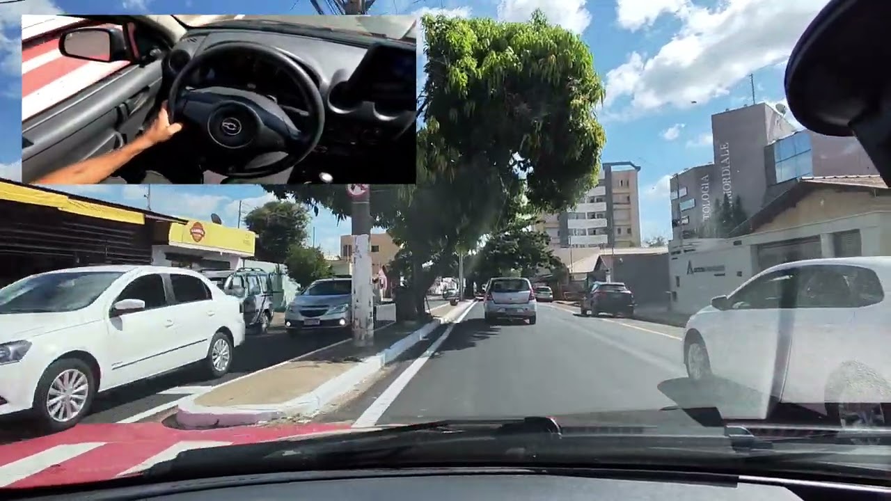 Volta de Carro em Uberaba MG com GoPro: Avenidas e Dire&ccedil;&atilde;o Detalhada | Drive Tour 4K