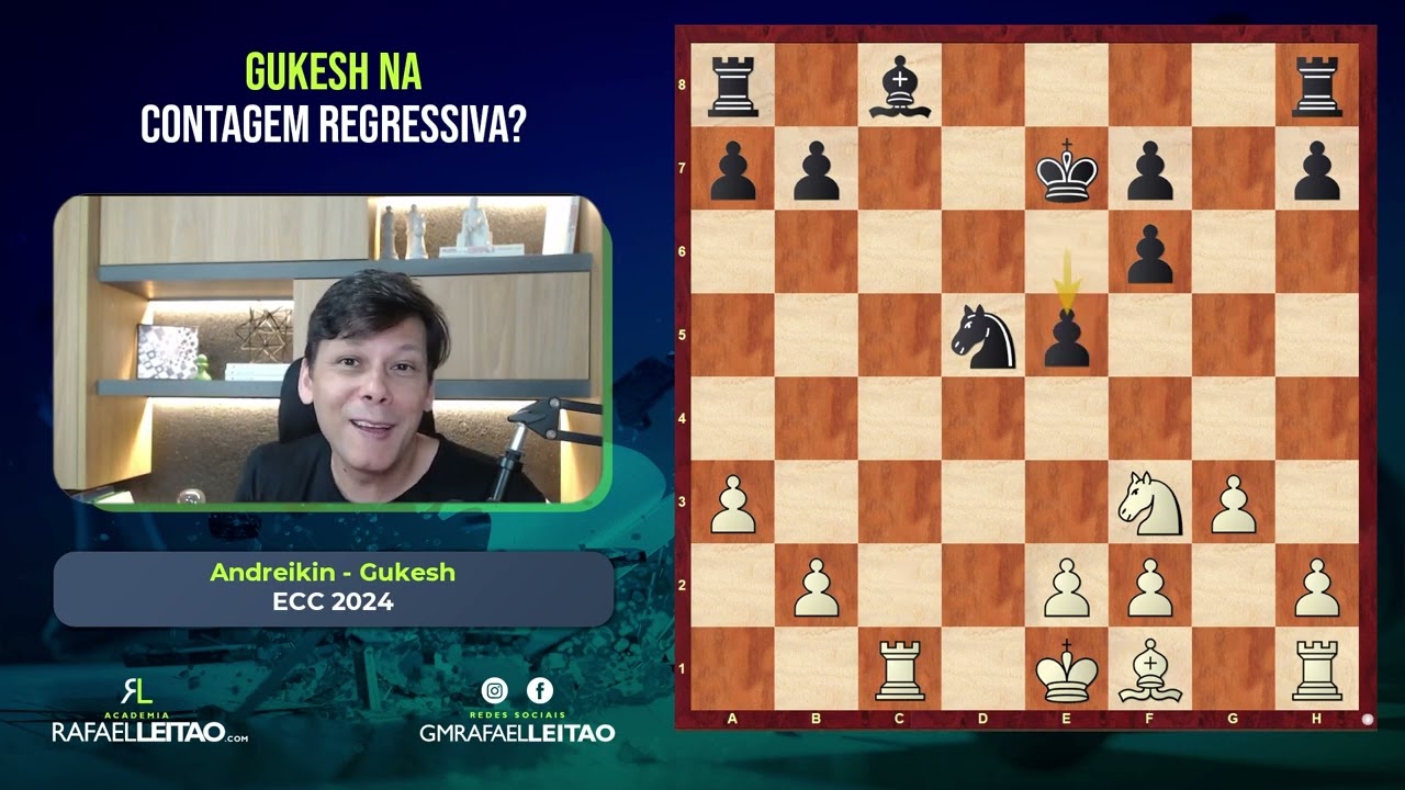 Contagem Regressiva Para Gukesh Campeão Mundial?