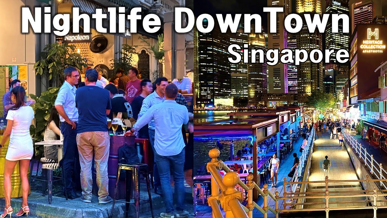 Nightlife in Downtown Singapore Walking Tour: Telok Ayer St | Amoy St | Boat Quay | Circular Road