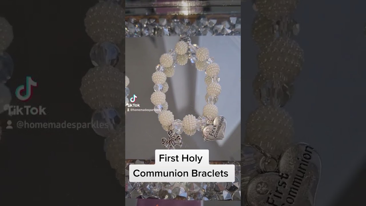 First Holy Communion Bracelets🙏🤍