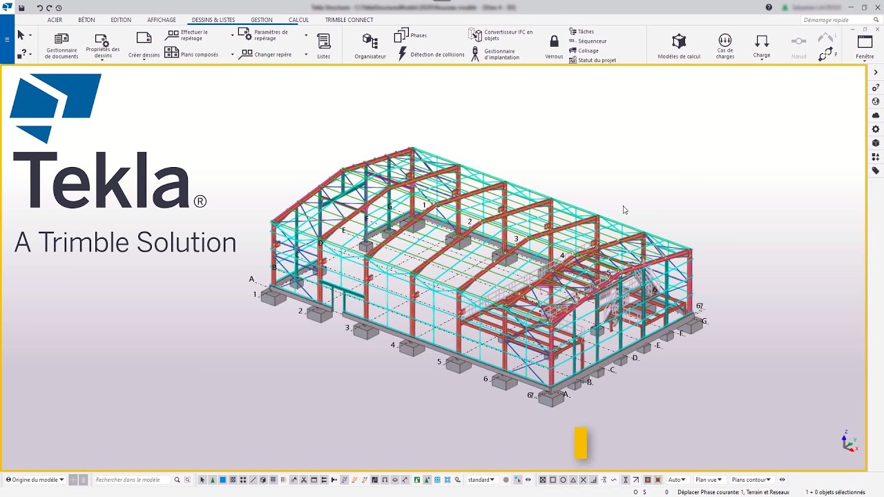 Astuce Tekla Structures : Recouvrement de repères