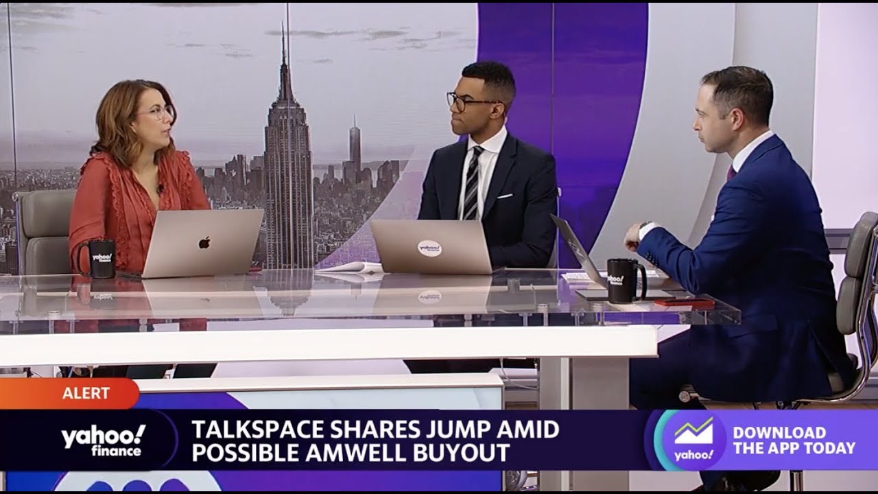 Talkspace stock surges on reports of possible Amwell buyout