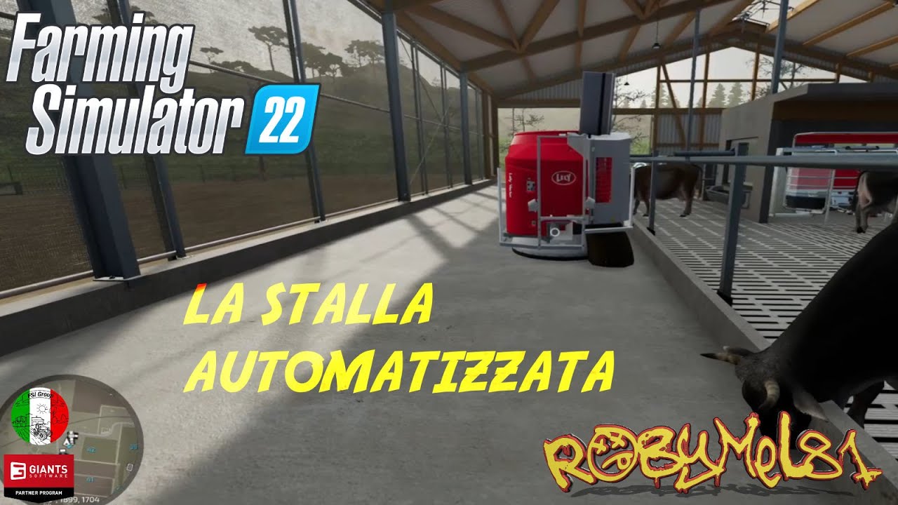 FARMING SIMULATOR 22 - ITA - SERIE EUROPEA - 34 - La Stalla Automatizzata