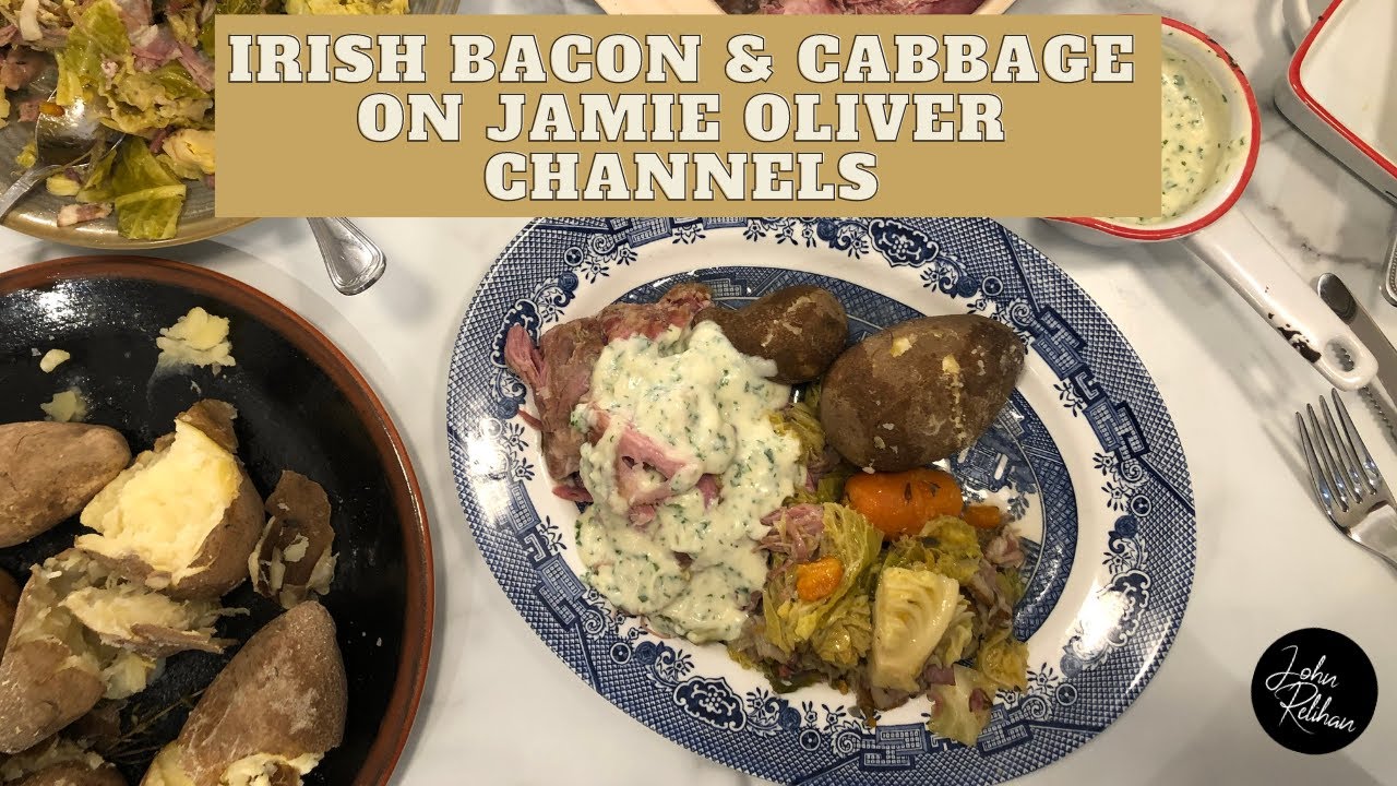 Irish Bacon & Cabbage on Jamie Oliver channel for St Patrick’s Day. Thank you Jamie ❤️
