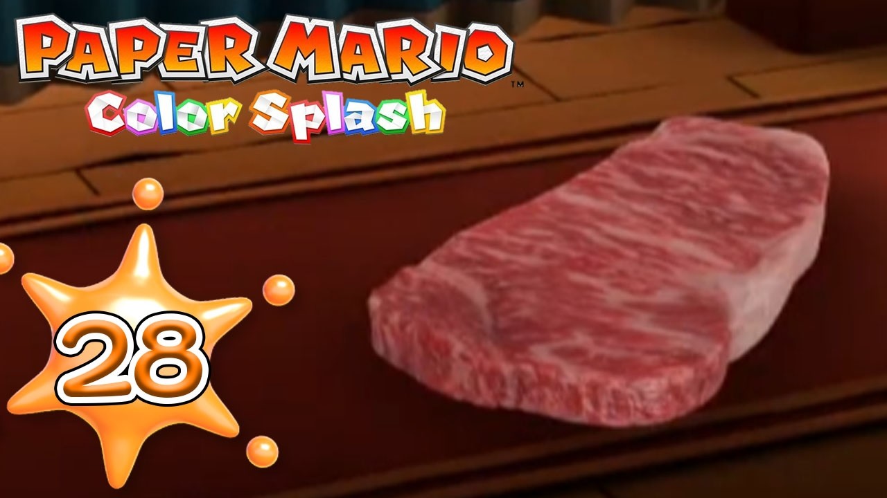 Paper Mario Color Splash #28 Ein Steak für den VIP