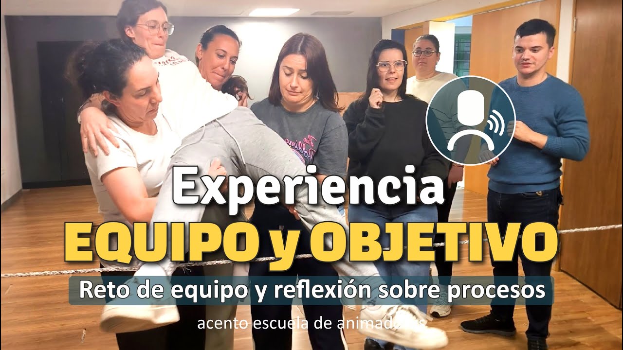 Práctica TRABAJO EN EQUIPO y OBJETIVO comentada · Juego LA FUGA. Formación docente | Dinámica Grupo