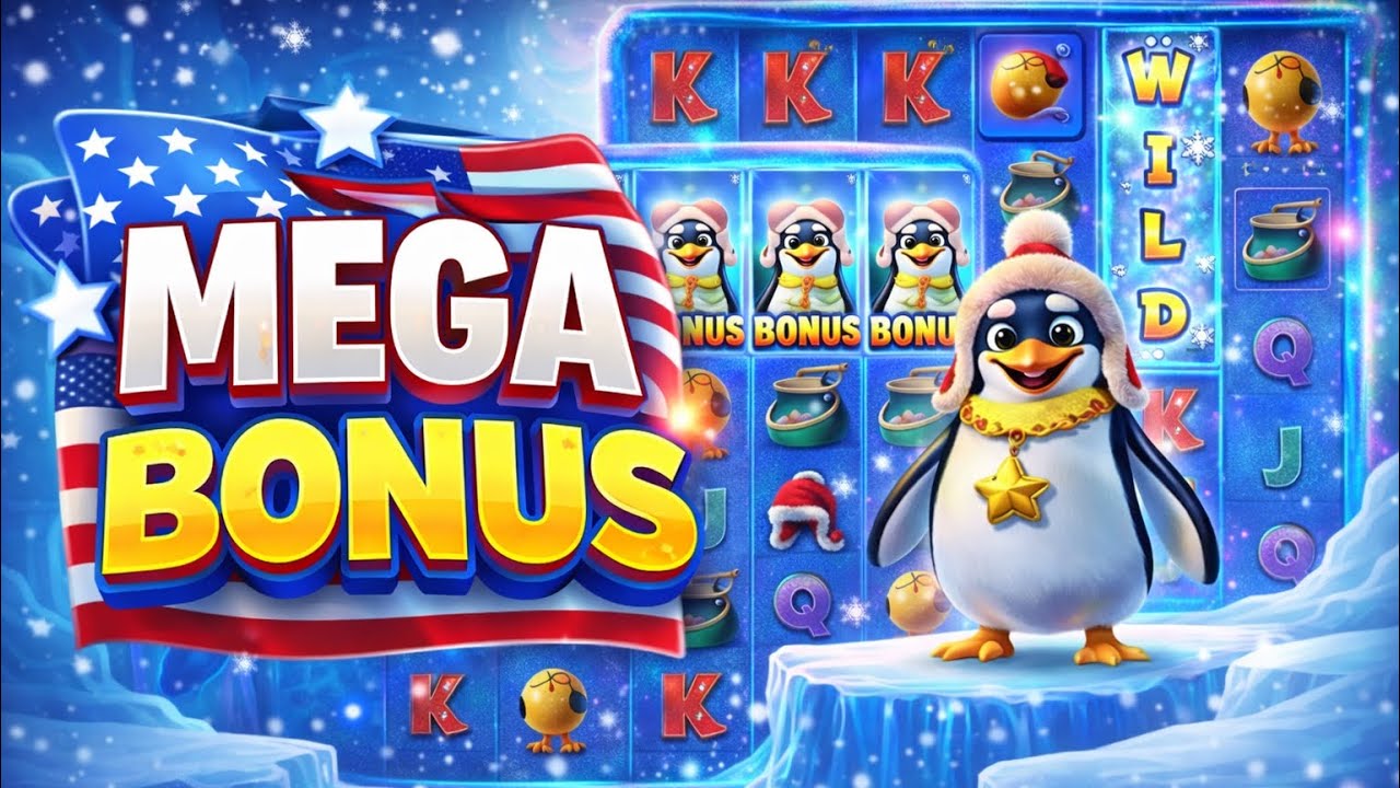 PENGUIN PAYDAY 🐧 | MEGA BONUS FEATURE! | Happy Slot Big Wins | Stakelogic