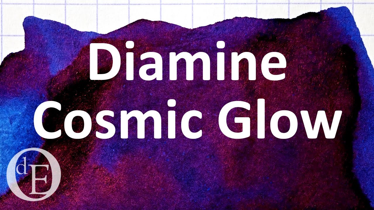 Diamine Inkvent Calendar 2024 - day 21- Cosmic Glow