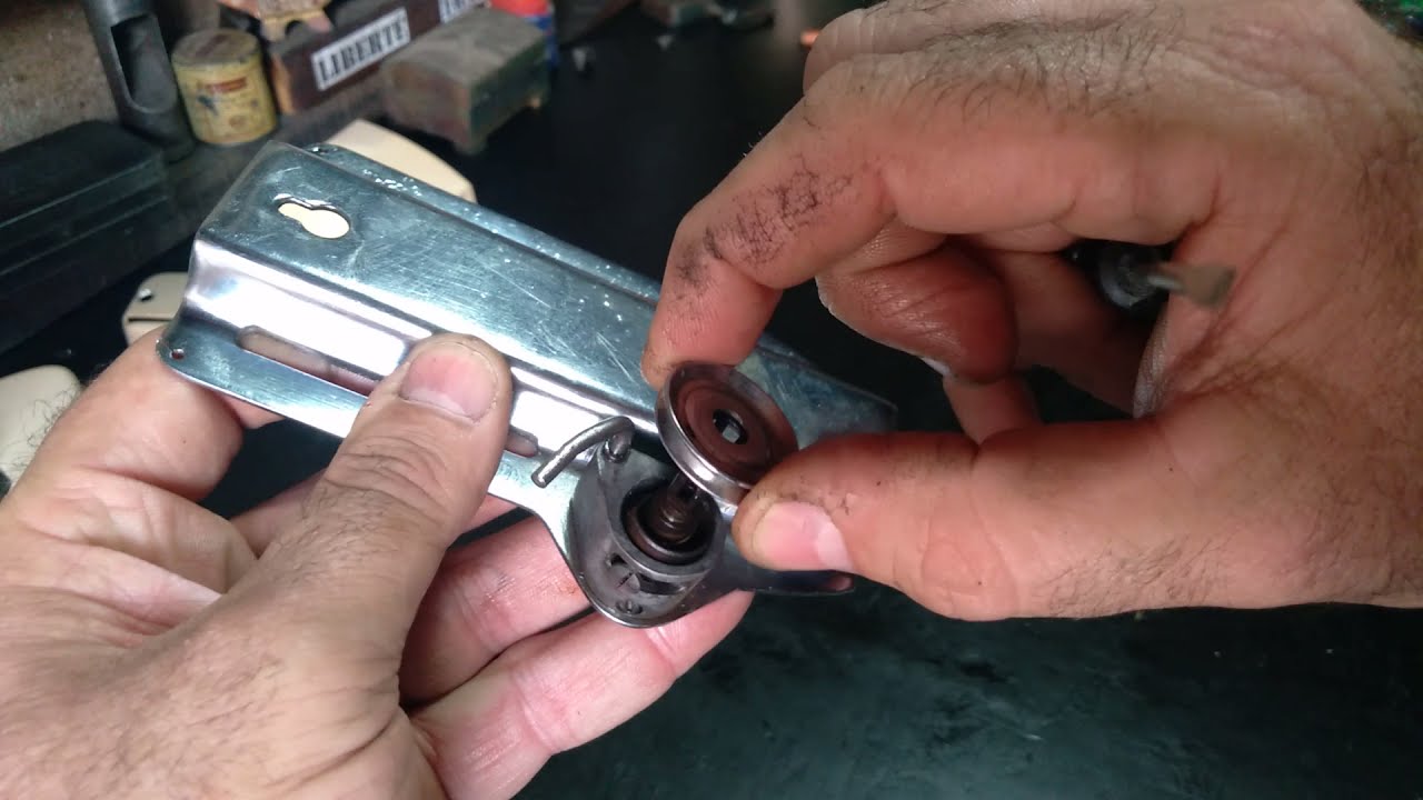 Çomo montar o tensor da máquina de costura Vigorelli reta
