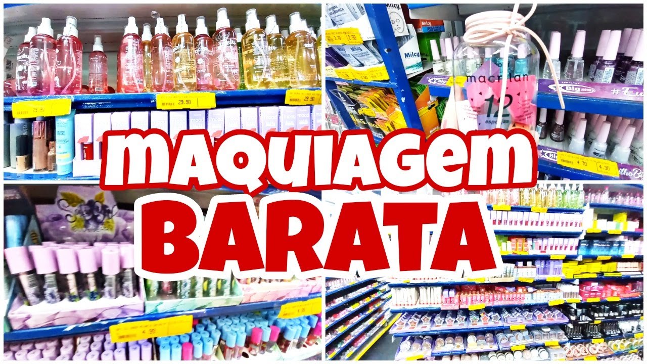 ARMARINHOS FERNANDO / TOUR PELO SETOR DE MAQUIAGEM / MAQUIAGENS ATACADO E VAREJO / MUITO BARATO 😱