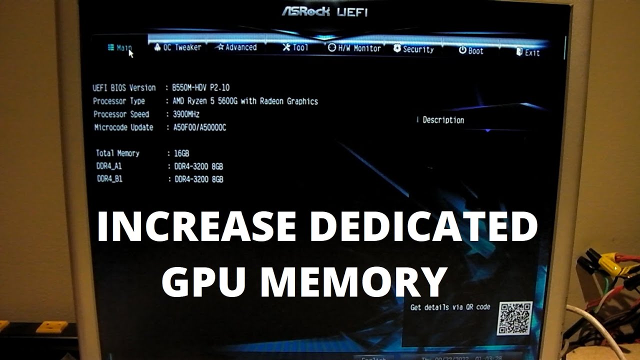 Increasing GPU memory on Ryzen 