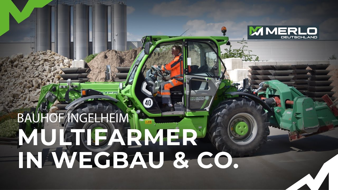 Multifarmer im Bauhof - der vielseitigste Teleskoplader bei der Kommune Ingelheim