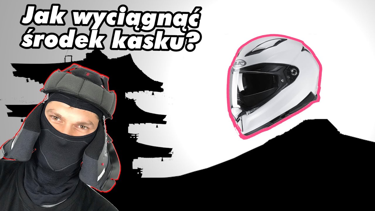Jak wyciągnąć (wymienić) wyściółkę kasku?