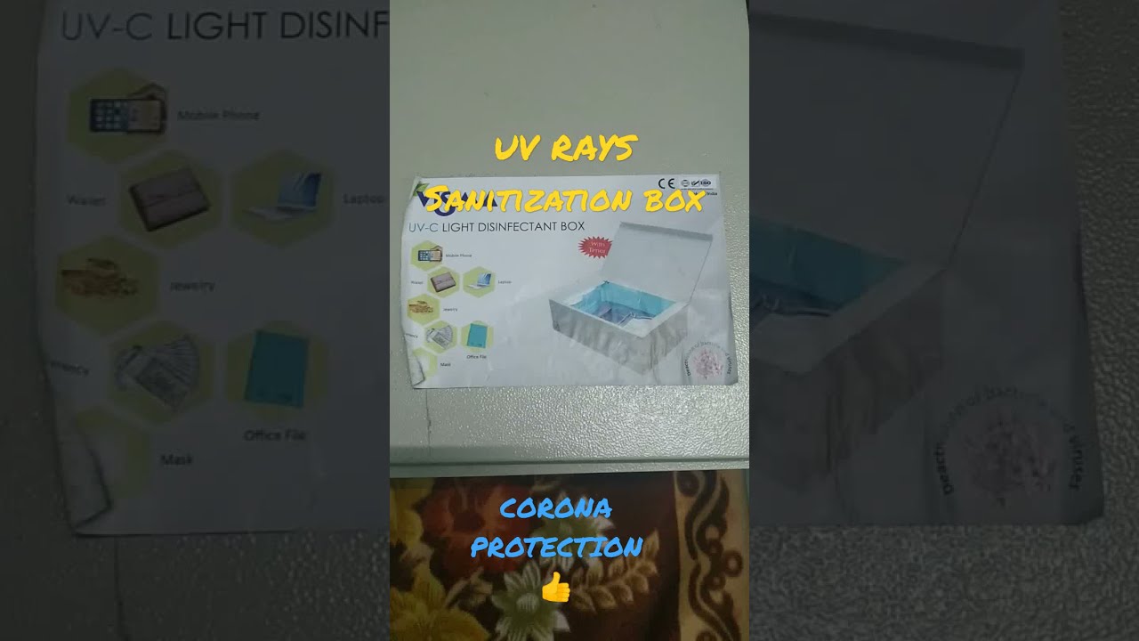 UV Rays sanitization box for protection from Corona virus 👍 UV sanitizatian box review. #shorts