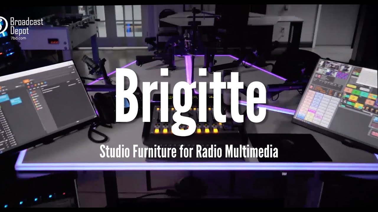 BRIGITTE -  Studio Furniture for Radio Multimedia