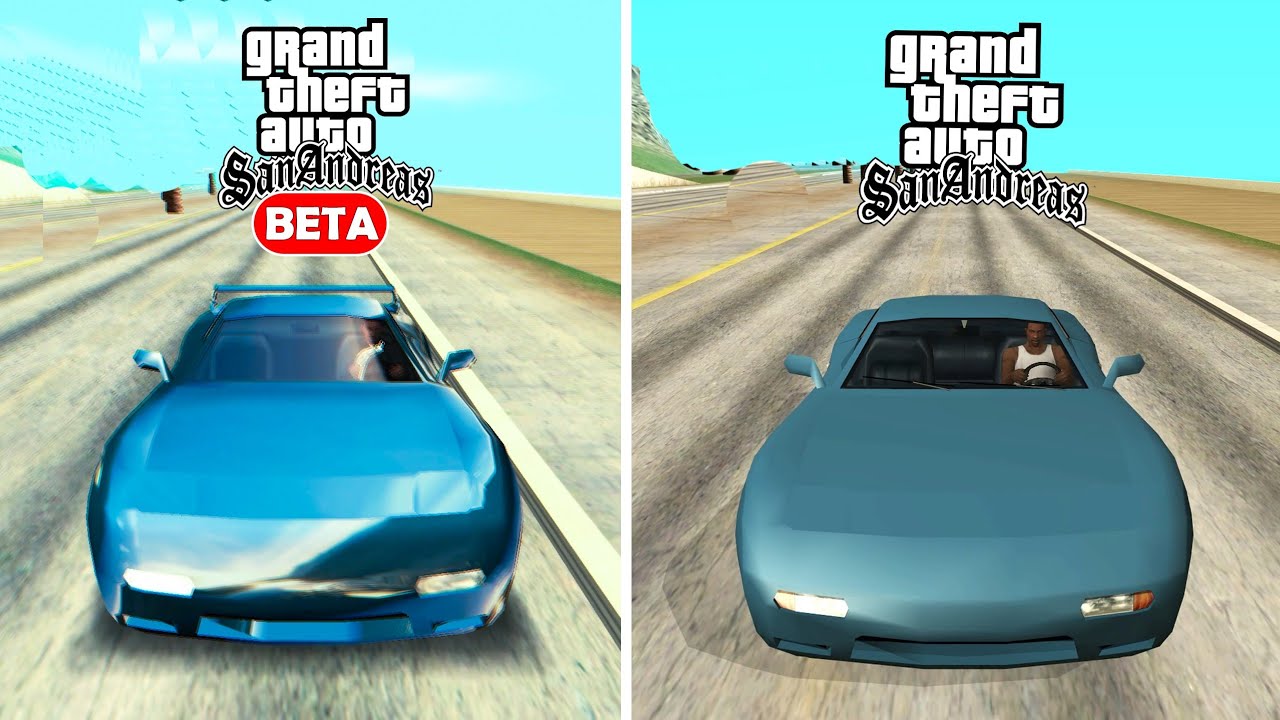 GTA San Andreas - Beta vs. Release comparison!