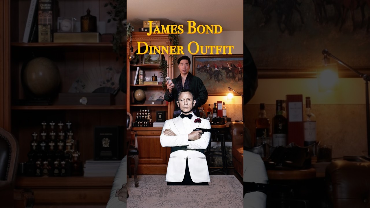 Давайте стилизовать: белый смокинг в стиле Джеймса Бонда 💡 #jamesbond #tuxedo #menswear #mensfashion