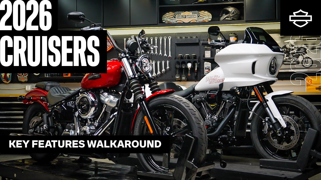 Модельный ряд Harley-Davidson Cruiser 2026 года | Обзор основных характеристик